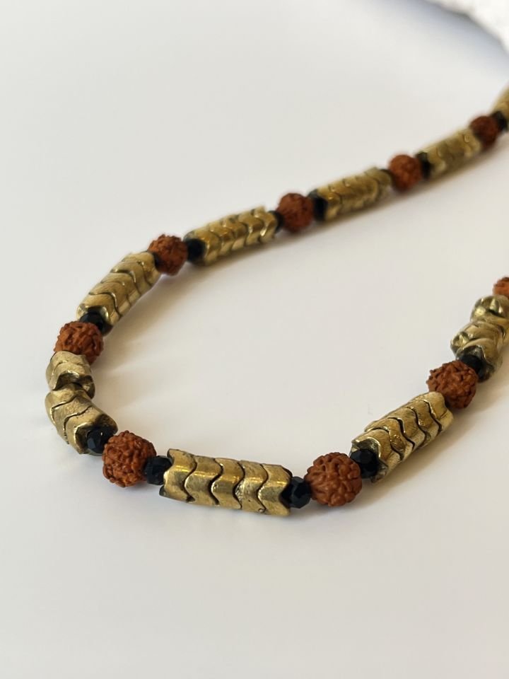 Etnik Rudraksha Erkek Kolye