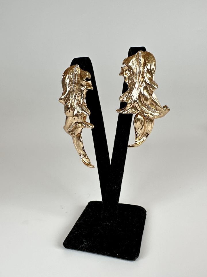 Zara Model Gold Küpe