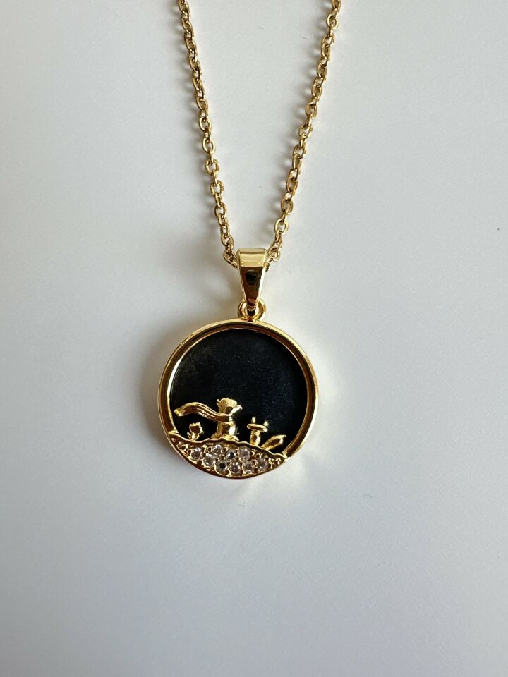 Küçük Prens Model Vip Gold Kolye
