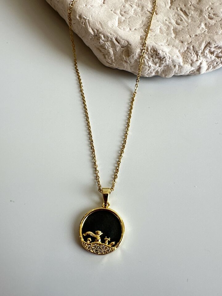 Küçük Prens Model Vip Gold Kolye