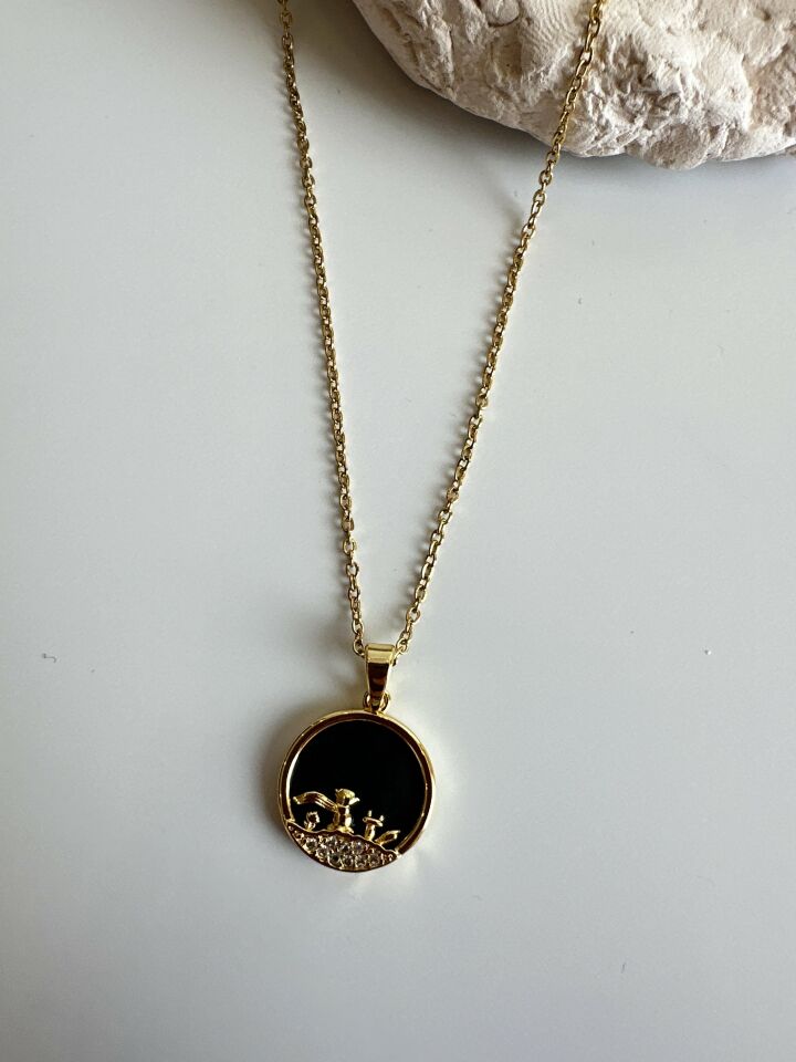 Küçük Prens Model Vip Gold Kolye