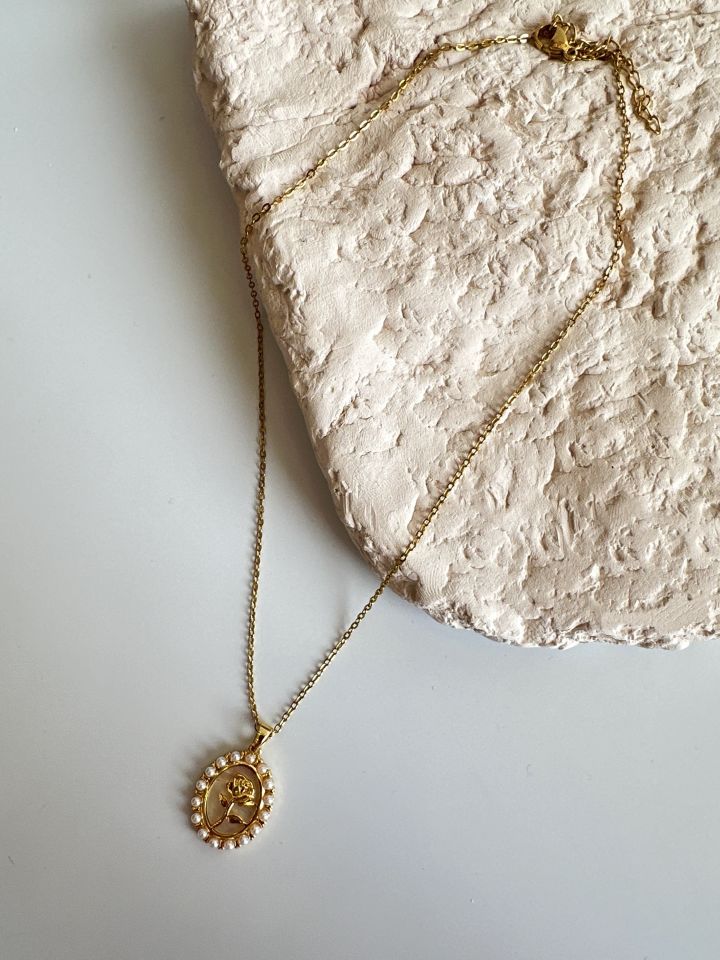 Vintage Vip Gold Kolye