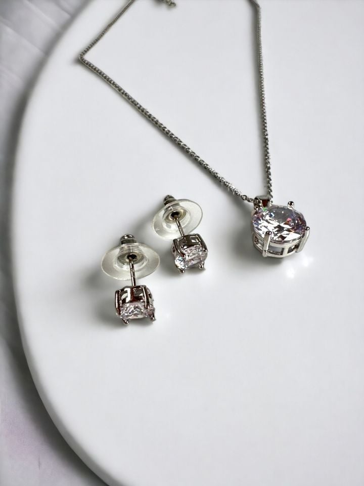 Hera Kolye Küpe Set