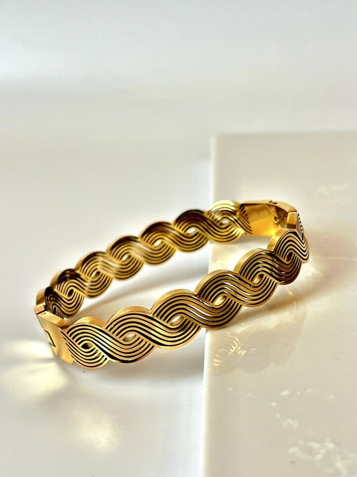 Gold Tasarım Çelik Bileklik