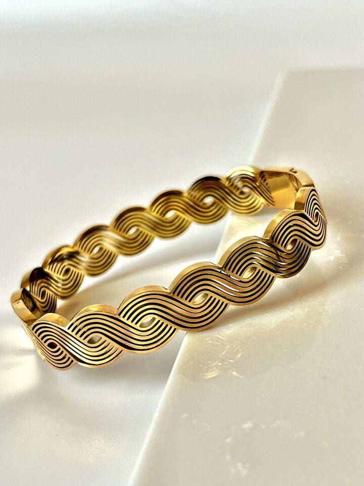 Gold Tasarım Çelik Bileklik