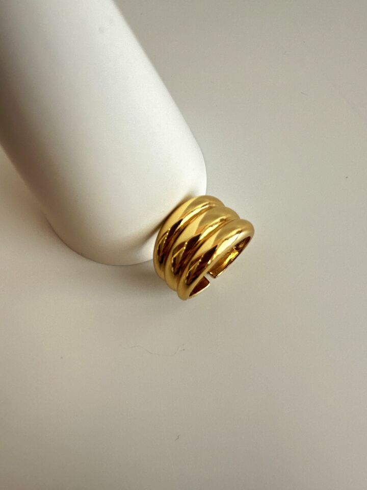 Gold Ayarlanabilir Vip Yüzük