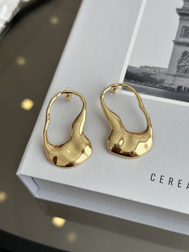 Gold Renk Kadın Küpe