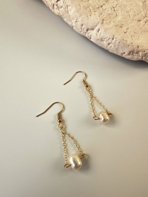 Zincir İnci Dansı Küpe