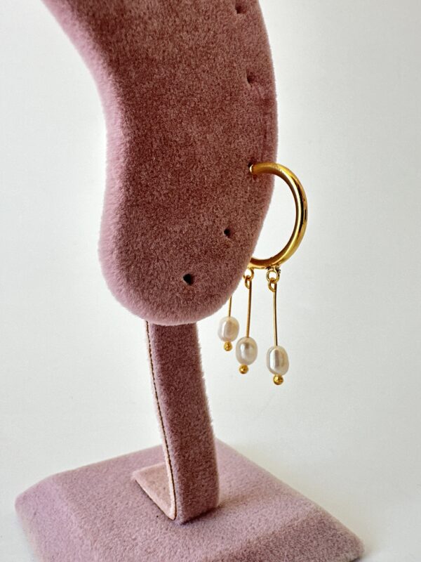 Tasarım Gerçek inci küpe