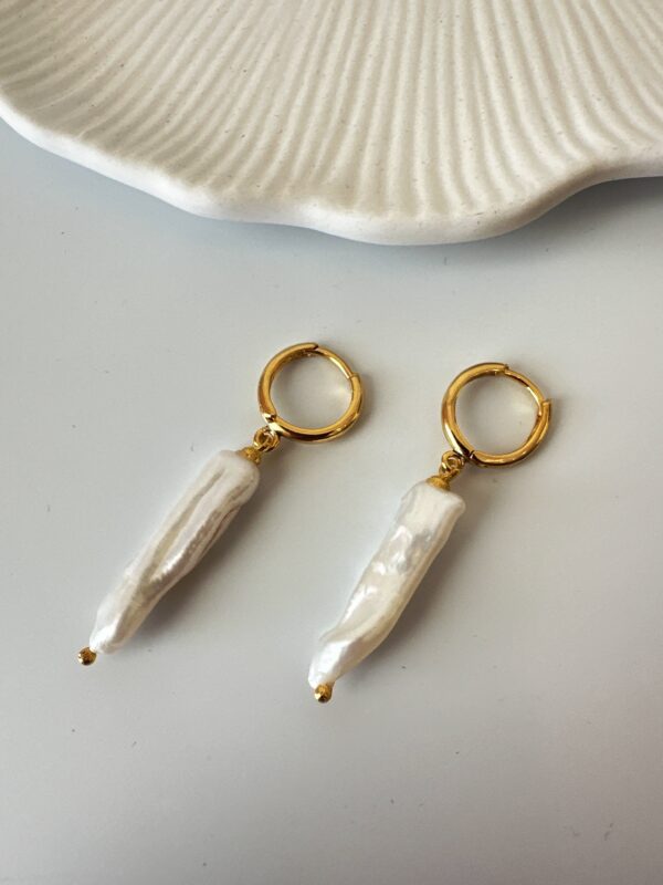 Gerçek İnci Kolye ve Küpe Seti