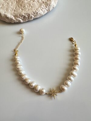 Kuzey Yıldızı Model Vip İnci Bileklik