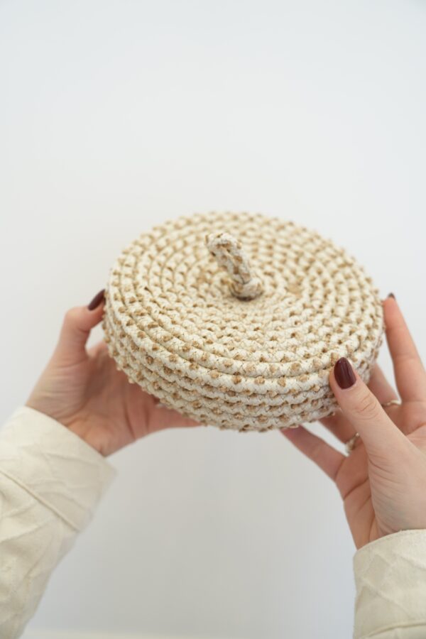 Krem Mini Takı Organizer ve Saklama Kutusu