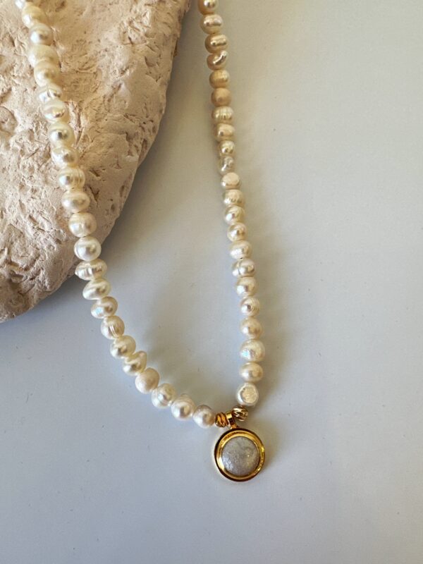 Modra Gerçek İnci Kolye (5-6 mm)