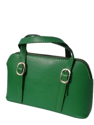 Deri Görünümlü Çapraz Omuz Çanta