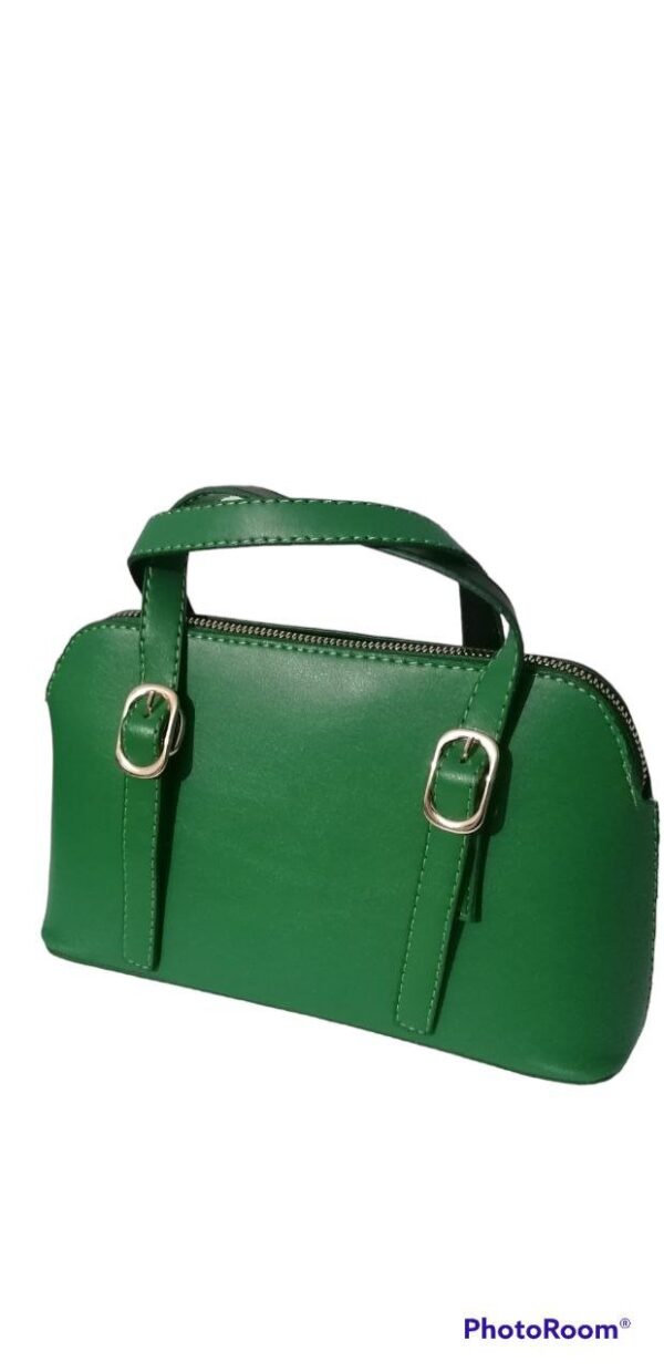 Deri Görünümlü Çapraz Omuz Çanta