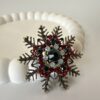 Kar Tanesi Model Zirkon Taş Kaplama Broş