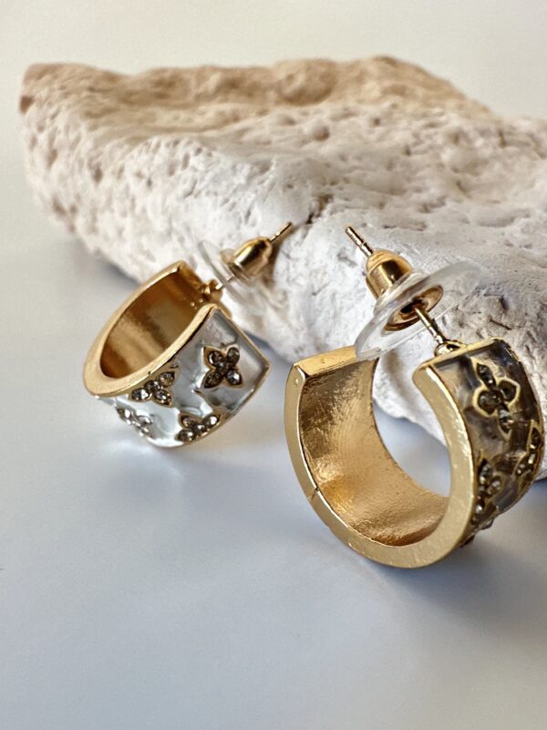 Sedefli Tasarım Küpe