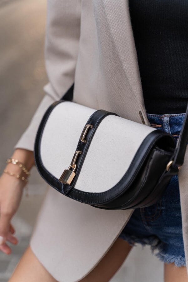 Kontrast Tasarım Çapraz Askılı Çanta