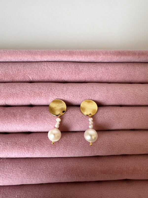 Vip Tasarım Gerçek İnci Küpe