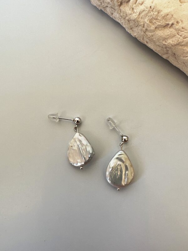 Minimal Tasarım Mayorka Barok İnci Küpe