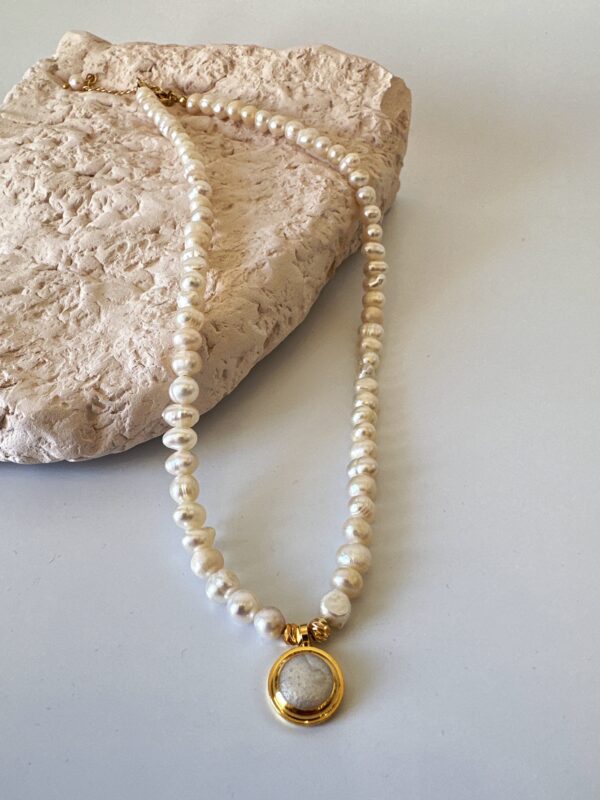 Modra Gerçek İnci Kolye (5-6 mm)