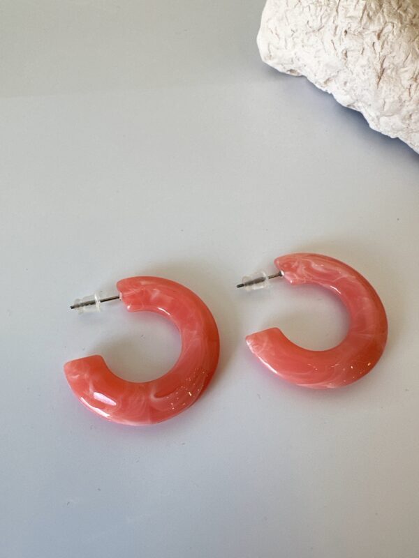 Pembe Bijuteri Küpe