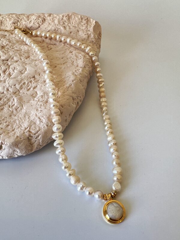 Modra Gerçek İnci Kolye (5-6 mm)