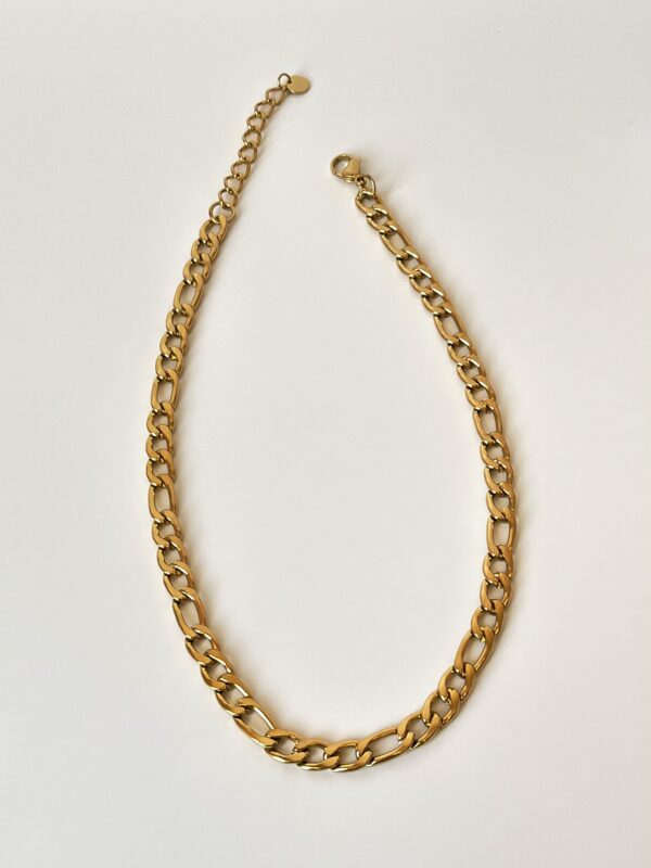 Zincir Model Çelik Kolye