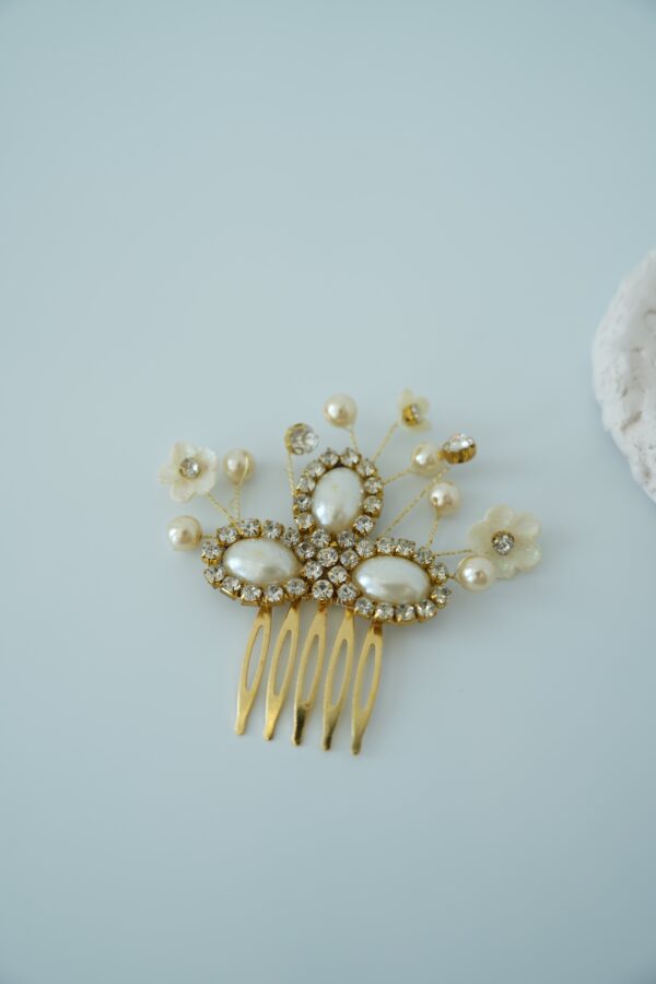 Selene Vintage Gold Gelin Saç Aksesuarı