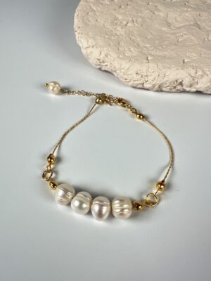 Gerçek İnci Detaylı Bileklik