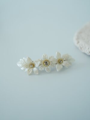 Ceres Çiçek Detaylı Gelin Saç Aksesuarı