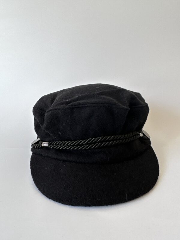 Kadın Kışlık Şapka Denizci Tipi Kaşe Kumaş