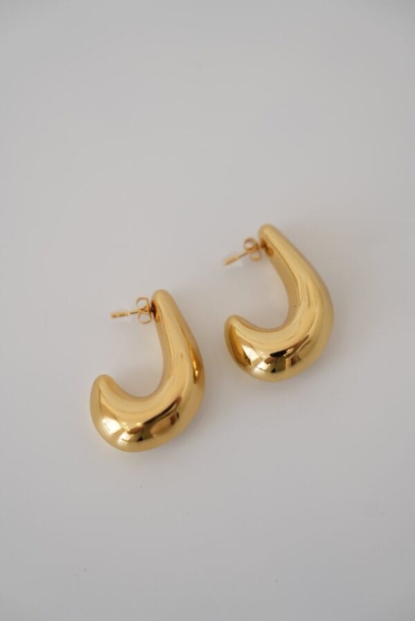 Vintage Büyük Çelik Küpe