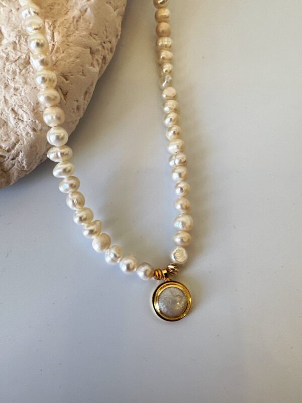 Modra Gerçek İnci Kolye (5-6 mm)