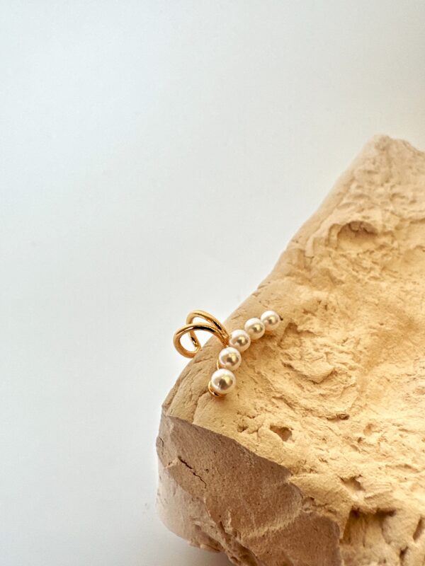 İnci Detaylı Kıkırdak Küpe