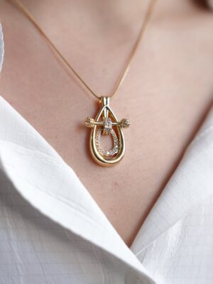 46023a3d794483ae0636702f26212bb1-1.jpg Zirkon Taşlı Vintage Model Kadın Kolye