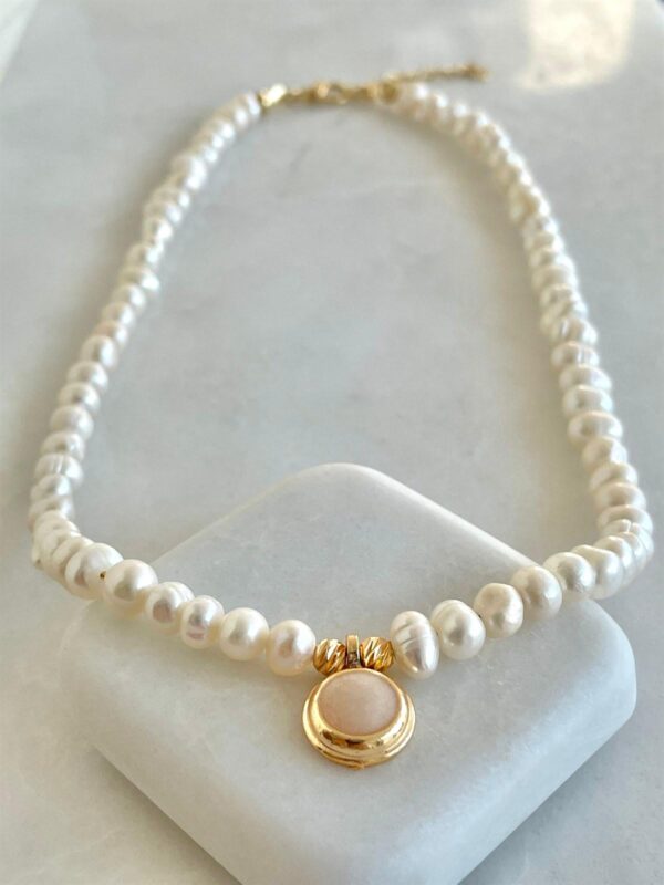 Modra Gerçek İnci Kolye