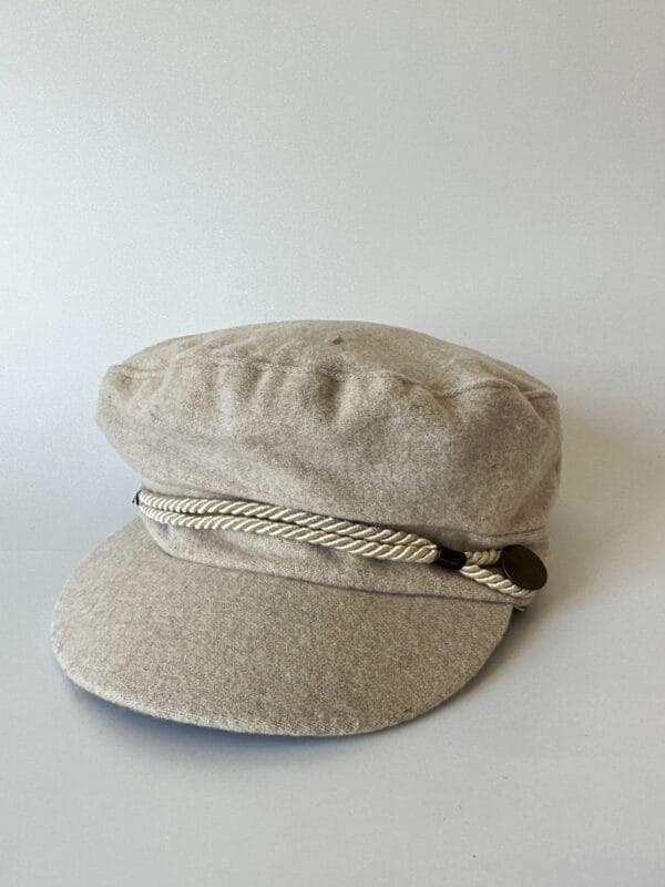 Kadın Kışlık Şapka Denizci Tipi Kaşe Kumaş