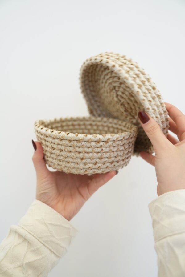 Krem Mini Takı Organizer ve Saklama Kutusu