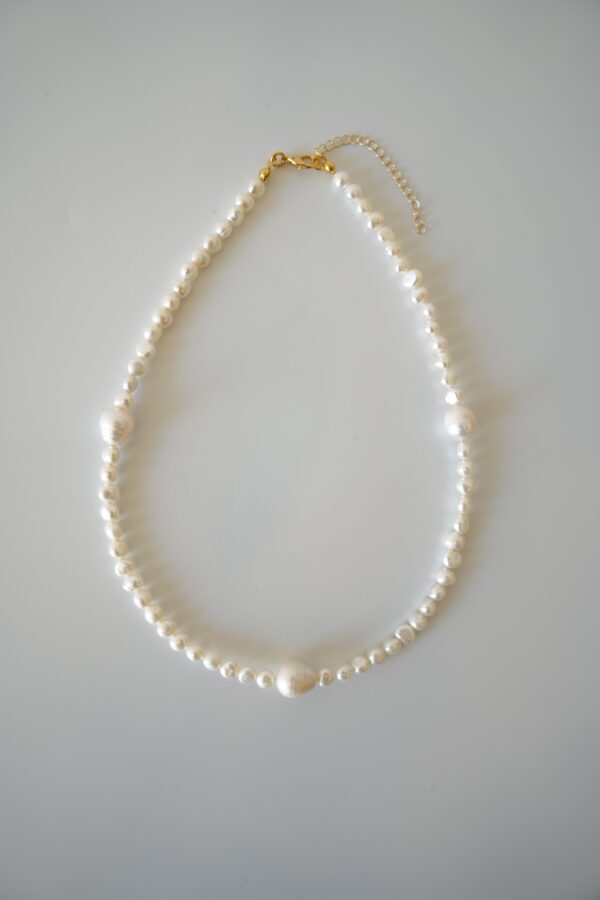 Damla İnci Detaylı Vip Gerçek İnci Kolye