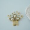 Selene Vintage Gold Gelin Saç Aksesuarı