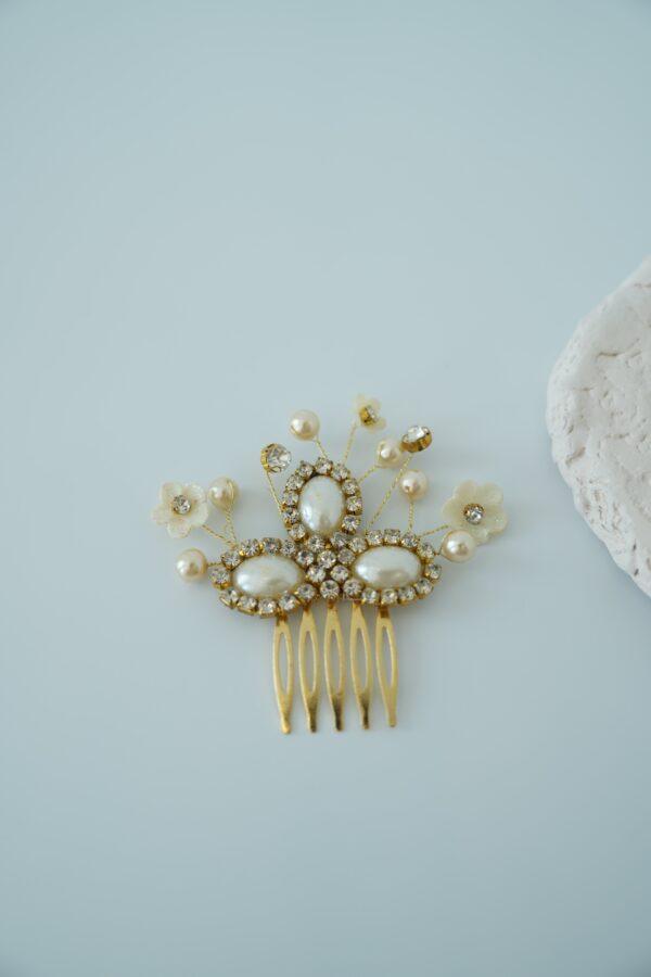 Selene Vintage Gold Gelin Saç Aksesuarı