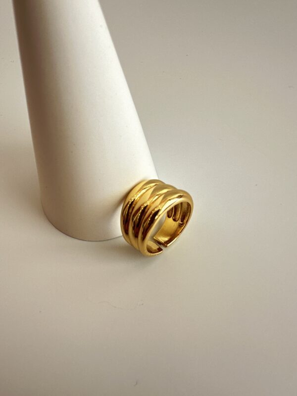 Gold Ayarlanabilir Vip Yüzük