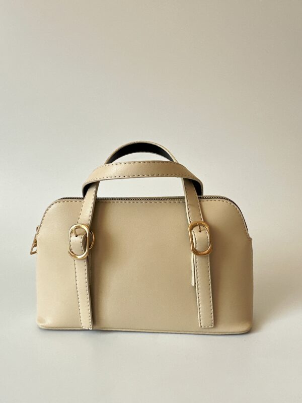 Deri Görünümlü Çapraz Omuz Çanta