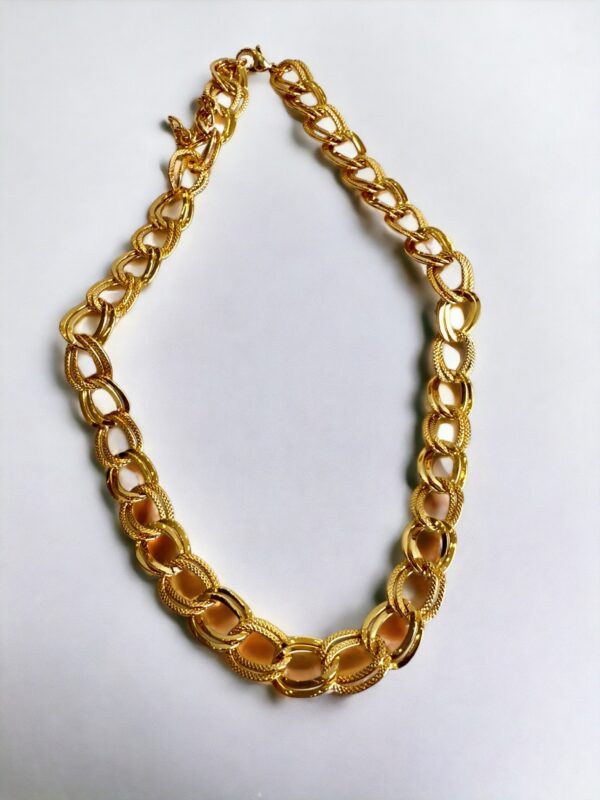 Samanyolu Model Çelik Gold Kolye