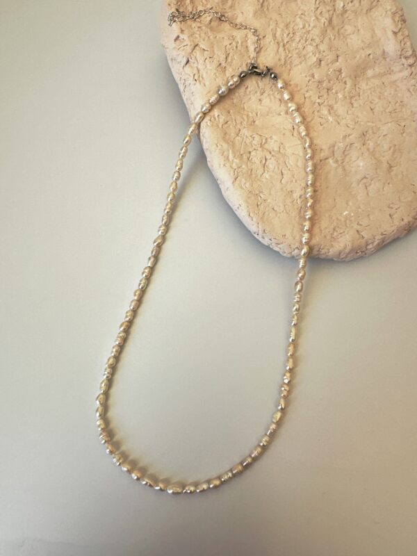 Gerçek Tatlı Su İncili Erkek İnci Kolye