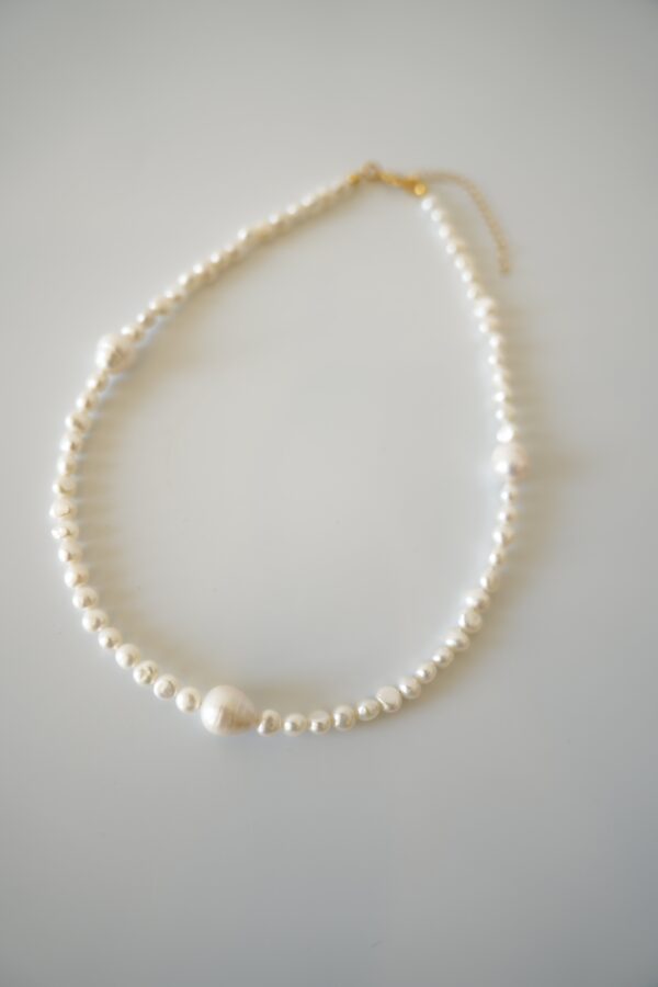 Damla İnci Detaylı Vip Gerçek İnci Kolye