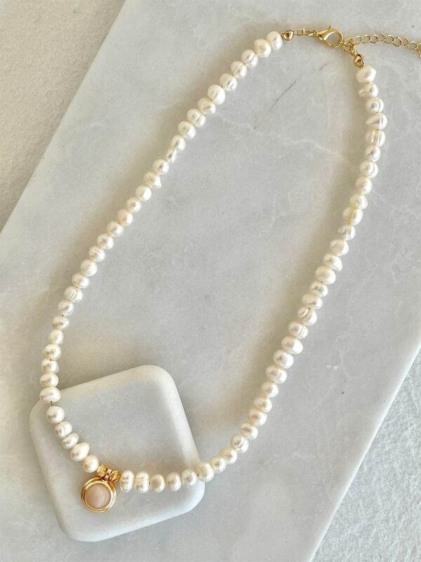 Modra Gerçek İnci Kolye