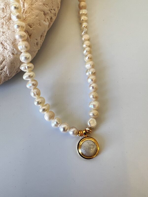 Modra Gerçek İnci Kolye (5-6 mm)