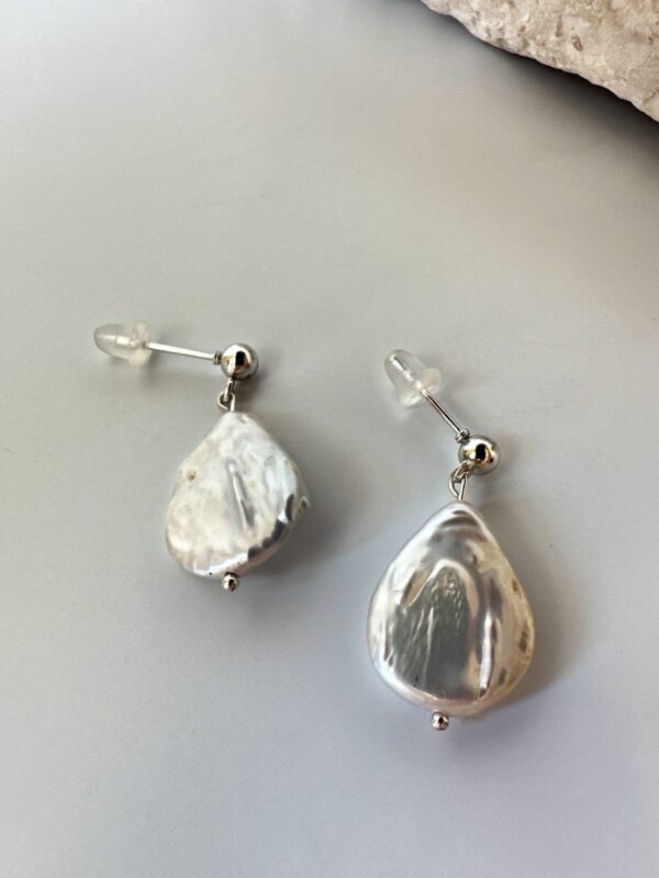 Minimal Tasarım Mayorka Barok İnci Küpe